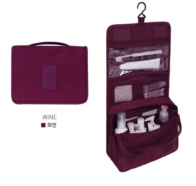 Hanging Toiletry Bag, Makeup Organizer, Travel Pouch