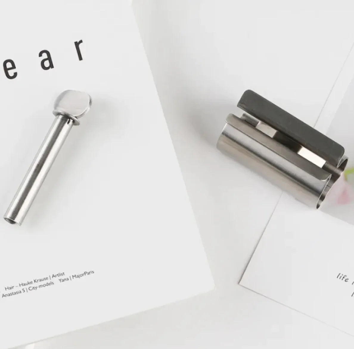 Stainless Steel Toothpaste Squeezer