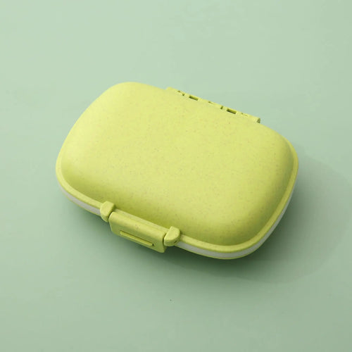 MiniGrip™ 8-Grid Portable Pill Organizer – Weekly Medicine & Vitamin Storage Case