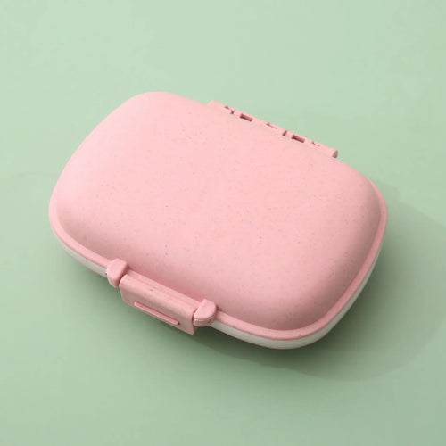 MiniGrip™ 8-Grid Portable Pill Organizer – Weekly Medicine & Vitamin Storage Case