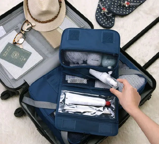 Hanging Toiletry Bag, Makeup Organizer, Travel Pouch