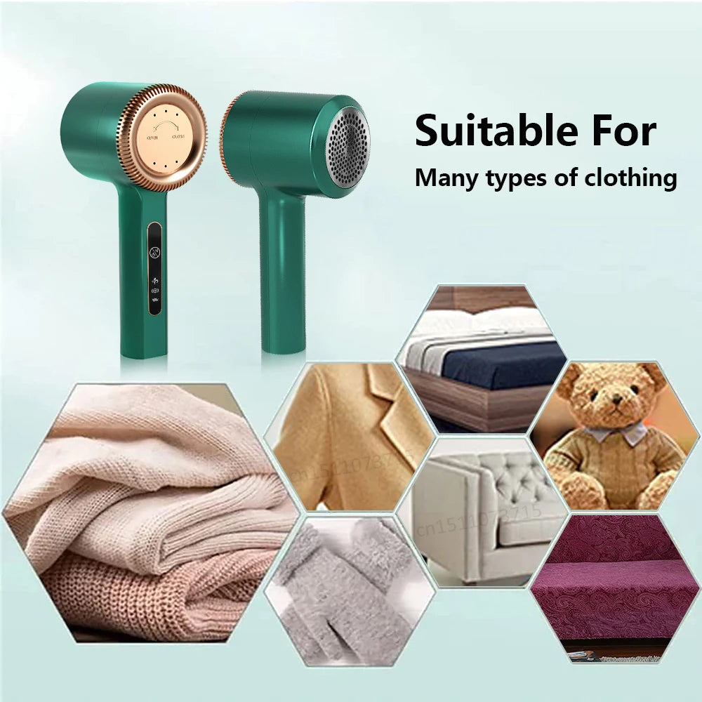 Premium Rechargeable Lint Remover – Ultra-Smooth Fabric Shaver