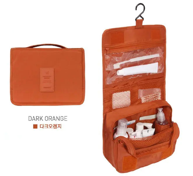 Hanging Toiletry Bag, Makeup Organizer, Travel Pouch