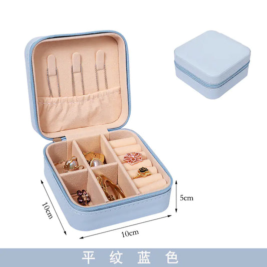Compact Jewelry Organizer Box for Travel and Storage