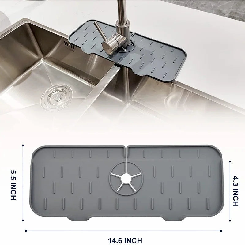 DryZone™ Silicone Sink Guard – Splash-Proof Counter Protector