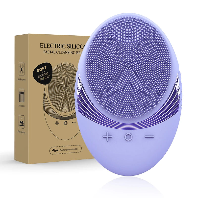 🧼✨ GlowClean™ Electric Silicone Facial Brush