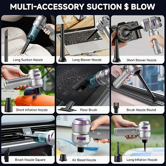 Mini Cordless Vacuum – Portable Dust & Crumb Cleaner for Home & Travel
