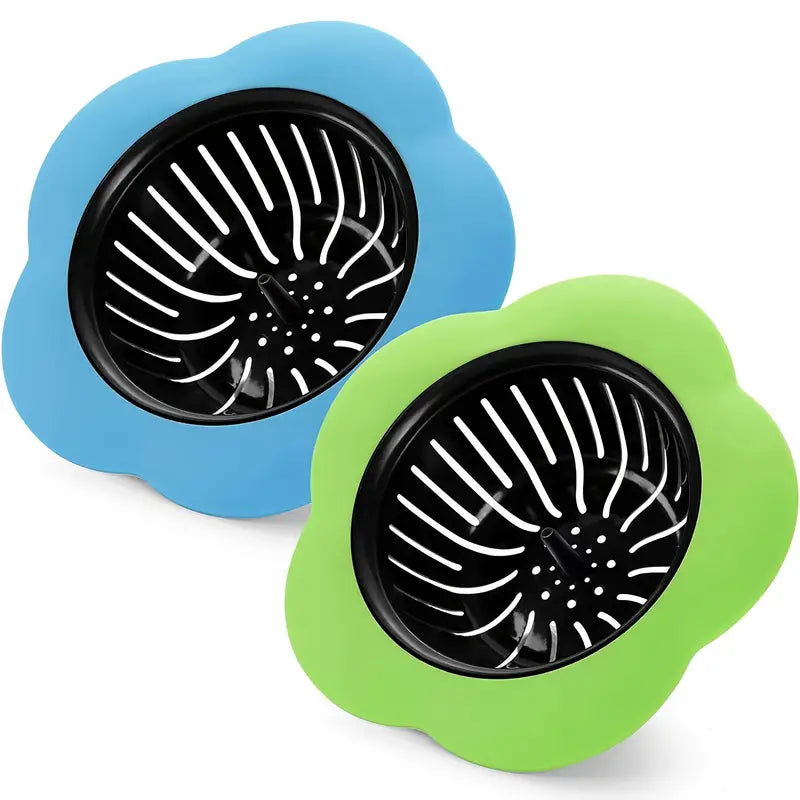2 Pack Silicone Sink Strainers for Kitchen Drain 4.5''
