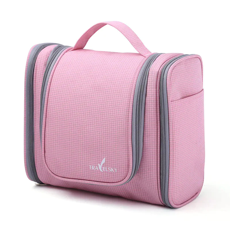 Travel Toiletry Bag and Makeup Organizer (Hanging Design)