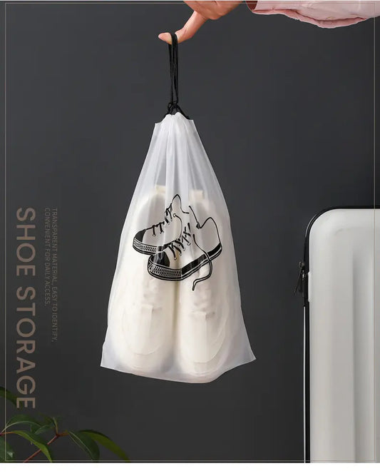 5pcs Large Clear Shoe Bags for Travel Organizers