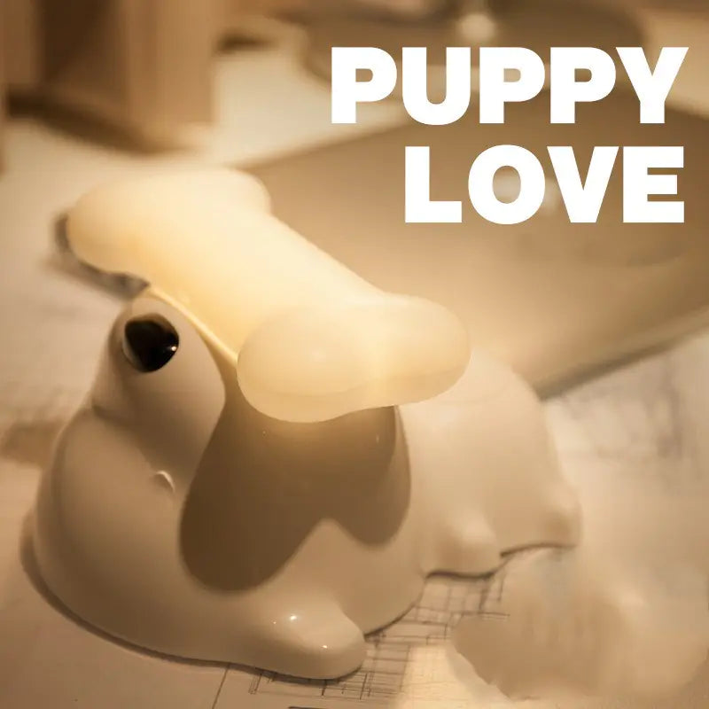USB Rechargeable LED Dog Bone Night Light with Touch Sensor