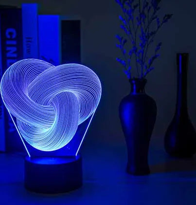 3D Touch LED Night Light with Seven Colors