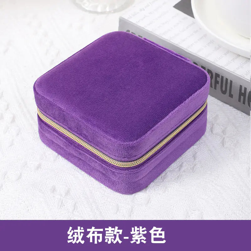 Compact Jewelry Organizer Box for Travel and Storage