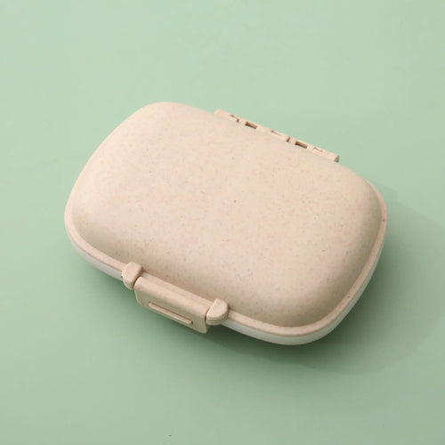 MiniGrip™ 8-Grid Portable Pill Organizer – Weekly Medicine & Vitamin Storage Case