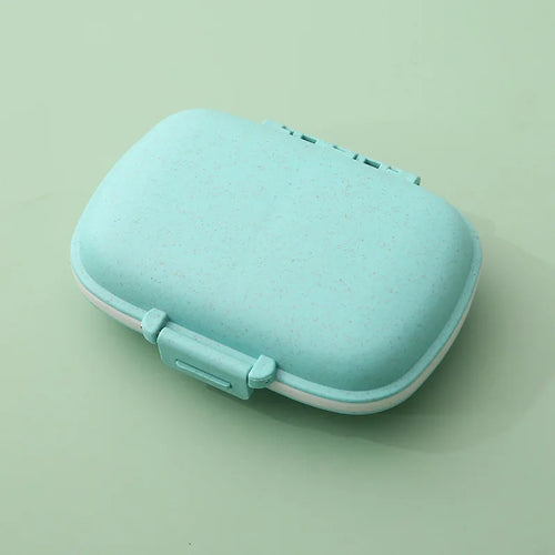 MiniGrip™ 8-Grid Portable Pill Organizer – Weekly Medicine & Vitamin Storage Case