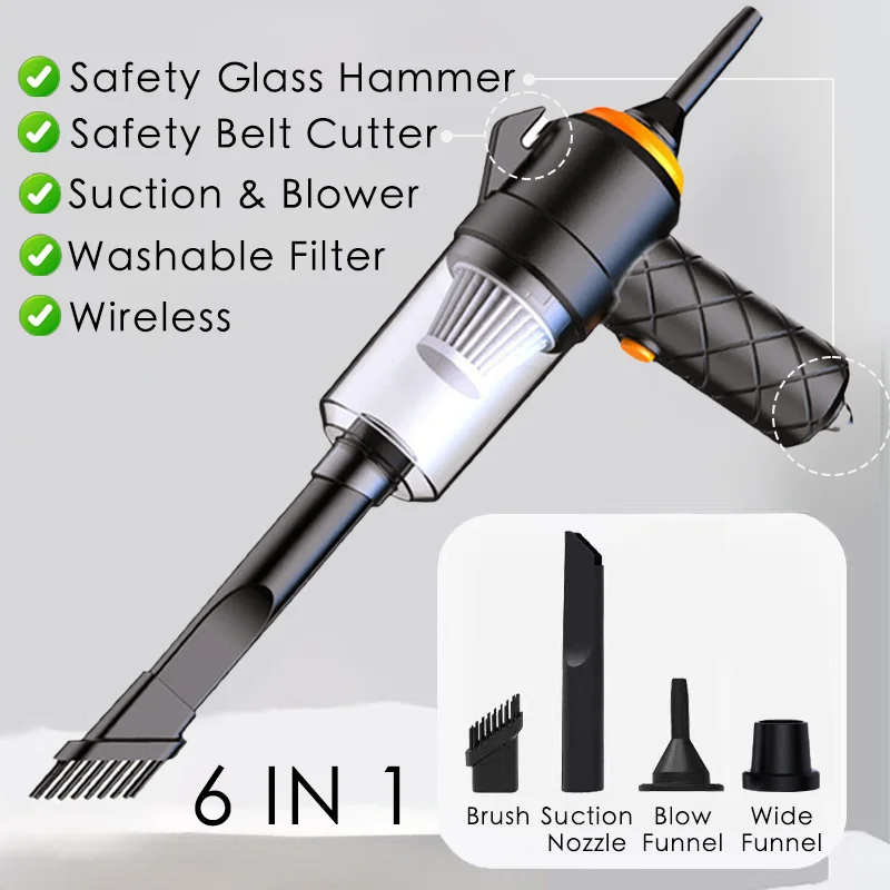 Mini Cordless Vacuum – Portable Dust & Crumb Cleaner for Home & Travel