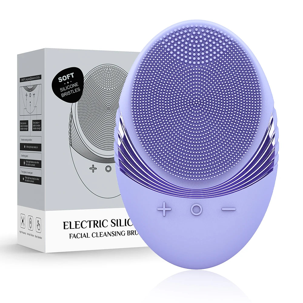 🧼✨ GlowClean™ Electric Silicone Facial Brush