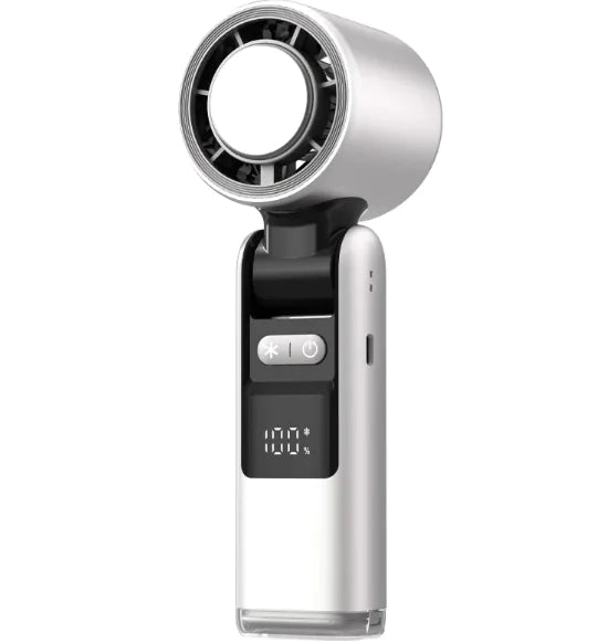 TurboMini™ 100-Speed Folding Fan – Pocket Size, USB Rechargeable