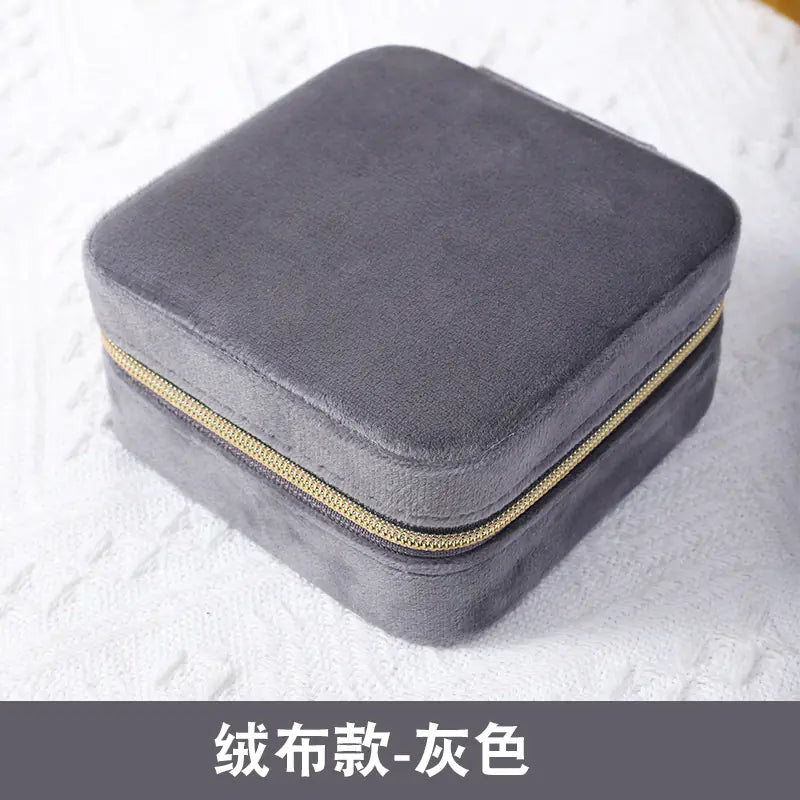 Compact Jewelry Organizer Box for Travel and Storage