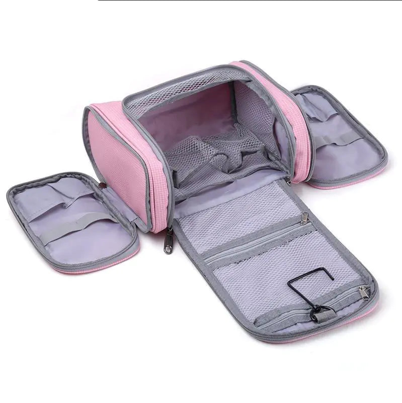 Travel Toiletry Bag and Makeup Organizer (Hanging Design)