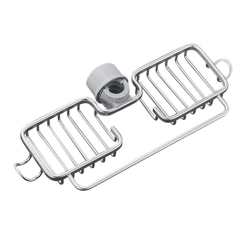 CleanFlow™ Adjustable Kitchen Faucet Rack – Space-Saving Sink Organizer